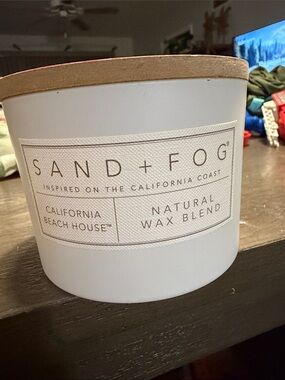 Sand + Fog California Beach House Scented Candle — White